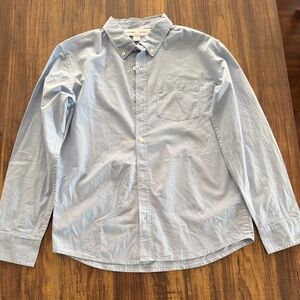 Zara Blue Button Down Shirt Classic Fit